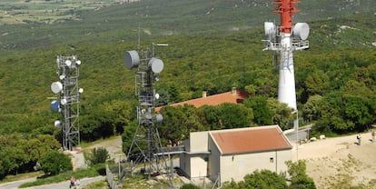 Torres de servicios de telecomunicaciones gestionadas por TDF en Francia. 