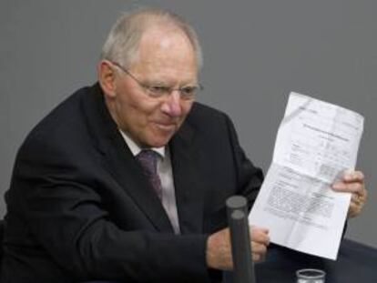 El ministro alemán de Finanzas, Wolfgang Schäuble. EFE/Archivo