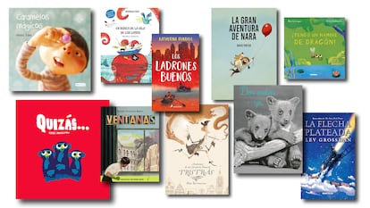 Portadas de algunos de los mejores libros infantiles y juveniles de 2021.