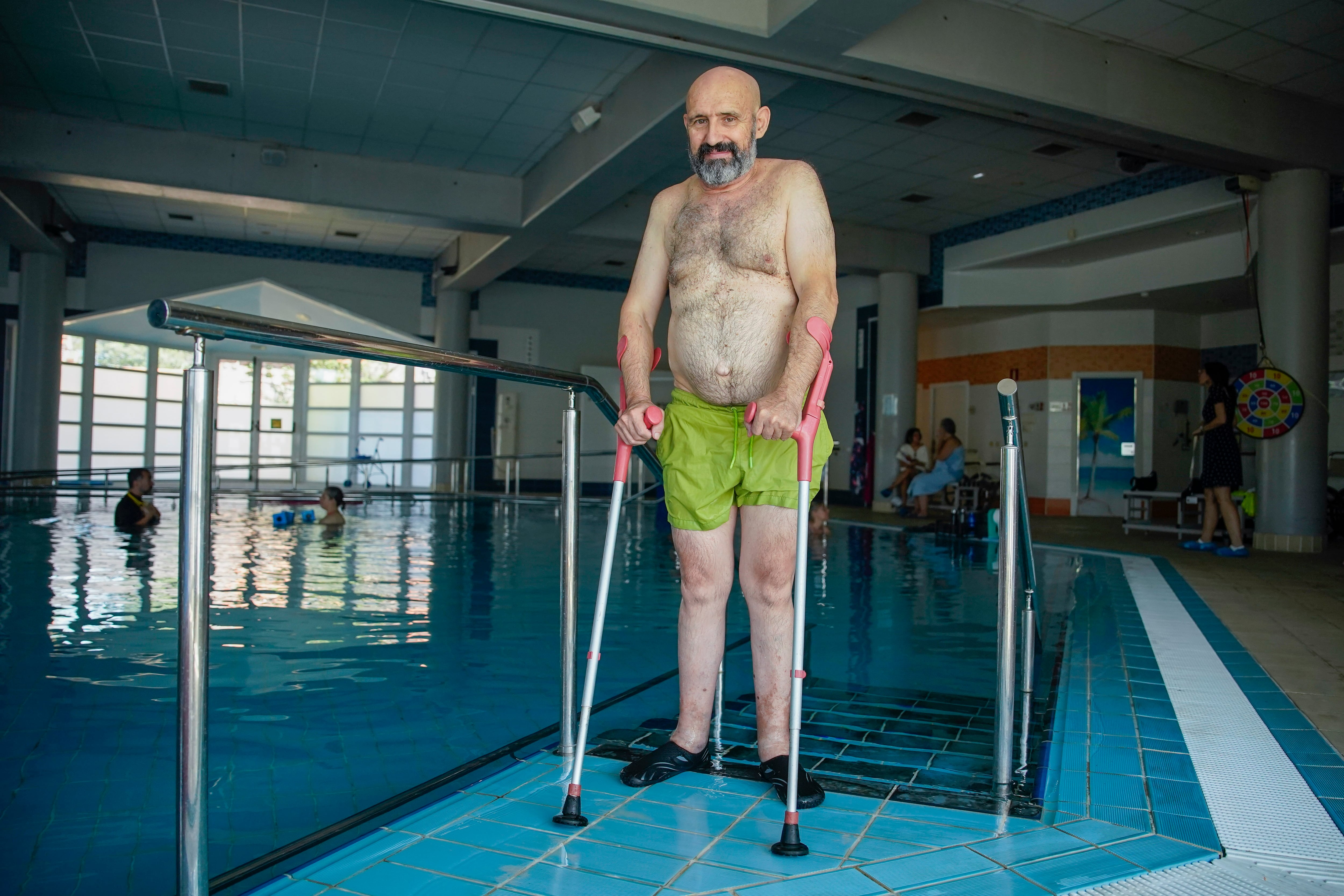 Andrés París, paciente diagnosticado con esclerosis múltiple.