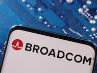Logo de Broadcom.