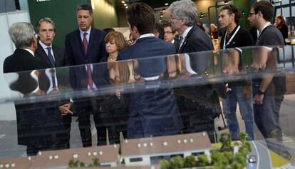 El ministro de Fomento, en la inauguraci&oacute;n del Barcelona Meeting Point.