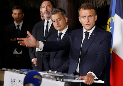 El presidente de Francia, Emmanuel Macron, pronunciaba el día 23 un discurso en Numea (Nueva Caledonia).