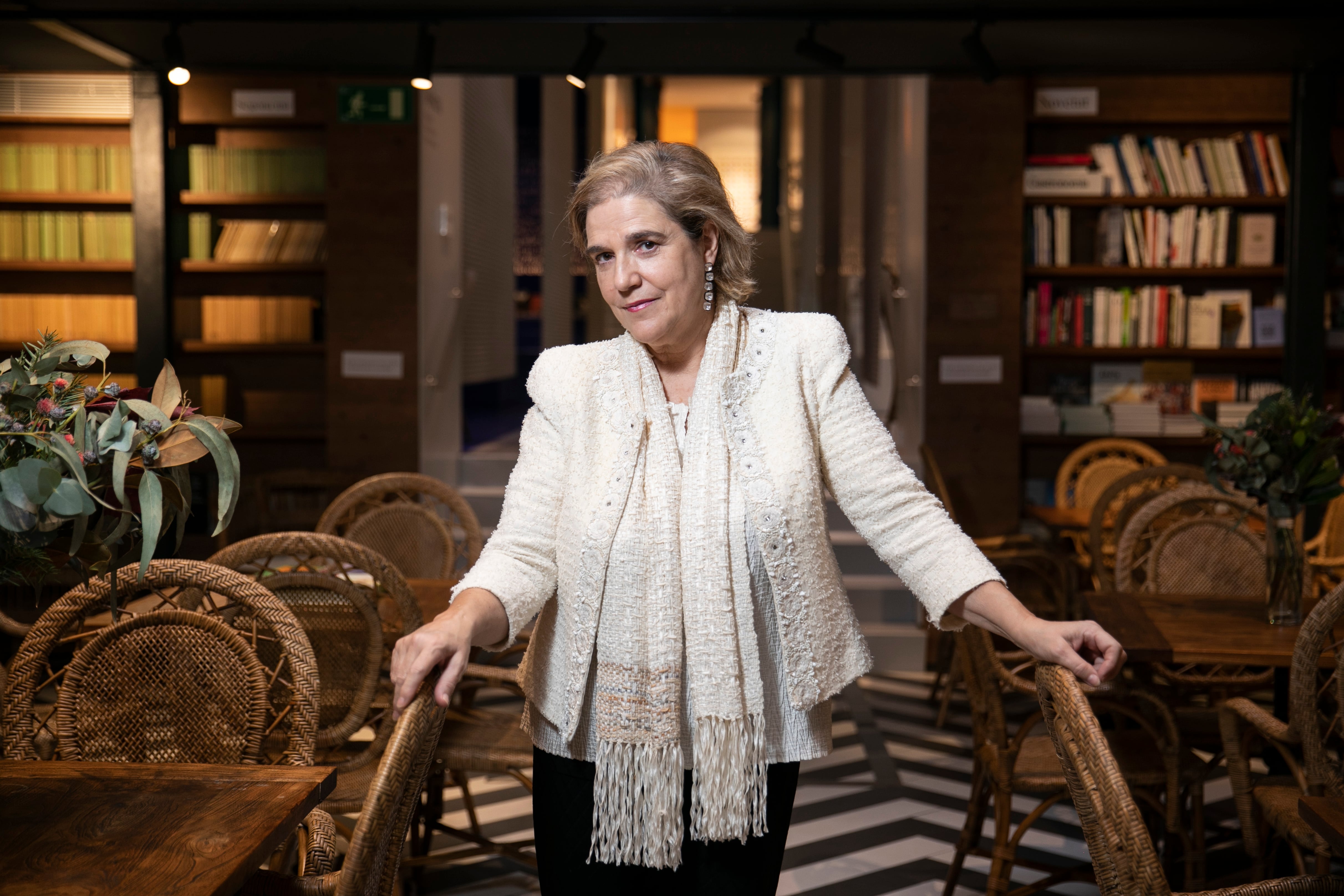 Pilar Rahola, durante una entrevista.