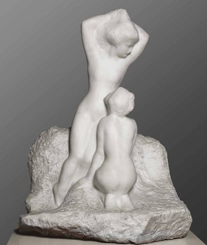 'El nacimiento de Venus (La Aurora)', (1906 - 1907), obra de Auguste Rodin que forma parte del itinerario del Museo Thyssen de Madrid 'Amor diverso'.