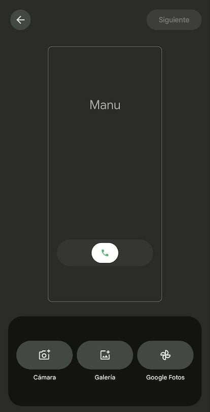 Elegir imagen para contactos de Google en Pixel 10a