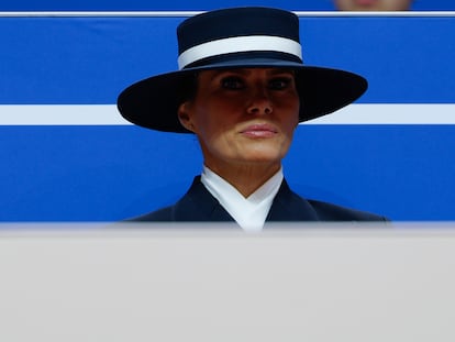 Melania Trump el 20 de enero de 2025, en Washington.