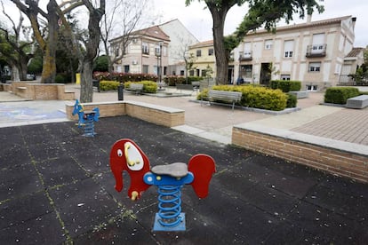 Plaza del Arenal, en Batres, al sur de la Comunidad de Madrid.