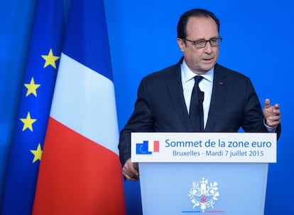 El president francès, François Hollande, a Brussel·les.