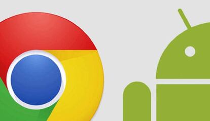 Logo de Chrome y Android