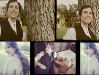 Algunos de los fotogramas de los vídeos domésticos grabados durante el rodaje