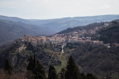 Panorámica del pueblo Castellino del Biferno.