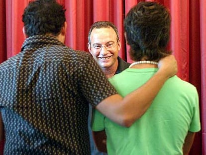 Celebración de un matrimonio gay en Lleida.