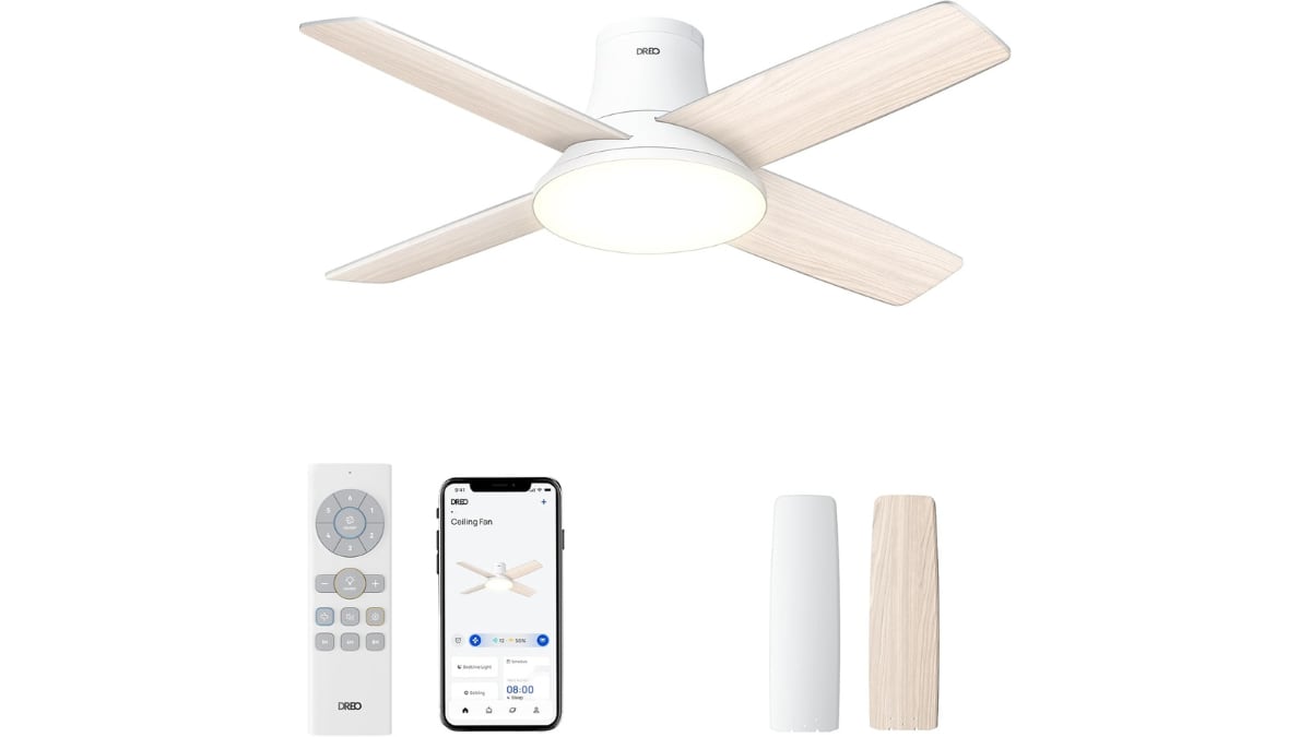 Ventilador de techo con luz Dreo 513S.