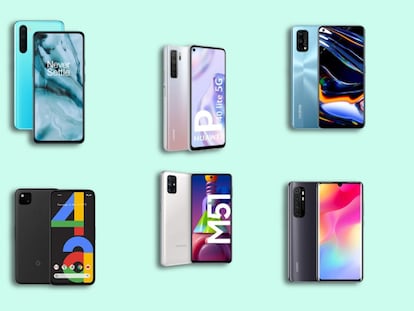 Seleccionamos los seis mejores móviles de gama media de 2020 de marcas como Xiaomi, Huawei o Samsung, entre otros.