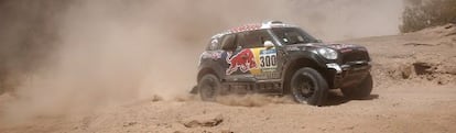 Al Attiyah, durante la undécima etapa