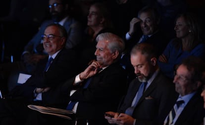 Mario Vargas Llosa, en el homenaje por los 50 a&ntilde;os del premio R&oacute;mulo Gallegos a &#039;La casa verde&#039;.