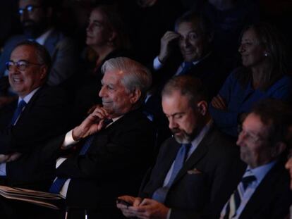 Mario Vargas Llosa, en el homenaje por los 50 a&ntilde;os del premio R&oacute;mulo Gallegos a &#039;La casa verde&#039;.