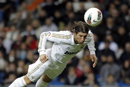 Sergio Ramos, en un partido de la Liga de este curso.