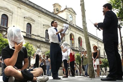 Acto electoral en Sevilla