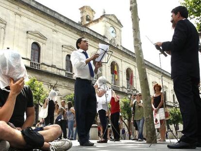 Acto electoral en Sevilla