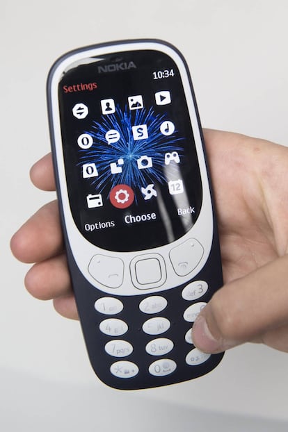 Nueva versión del modelo 3310 de Nokia.