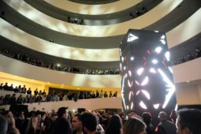 Presentación del espectáculo 'Ex' en el Guggenheim de Nueva York.