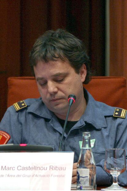 Marc Castellnou, jefe de la unidad de élite de los bomberos catalanes.