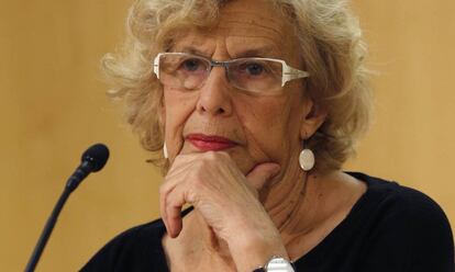 La alcaldesa de Madrid, Manuela Carmena.