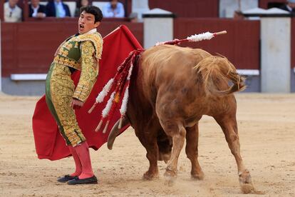 Isaac Fonseca, el pasado 16 de mayo en Las Ventas.