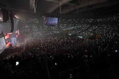 El Olimpic Arena de Badalona lleno este sábado por la noche, durante el concierto de LOS40 Primavera Pop.