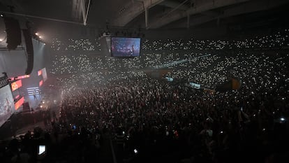 El Olimpic Arena de Badalona lleno este sábado por la noche, durante el concierto de LOS40 Primavera Pop.