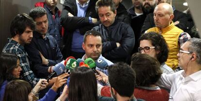 El coordinador general del Coordinadora Estatal de Trabajadores del Mar (CETM), Antol&iacute;n Goya.