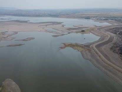 El reservorio de Poechos alberga el agua proveniente del río Chira, en Piura.