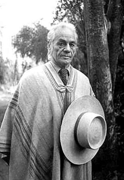 El poeta chileno Nicanor Parra.