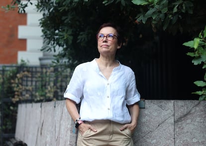 Isabel Bueno, antropóloga, en Casa de América en Madrid