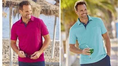 Estos polos de verano para hombre se pueden encontrar en cinco estilos diferentes.