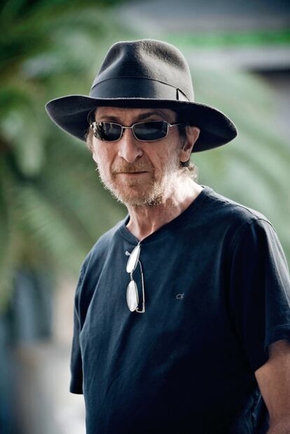 Frank Miller, durante el rodaje del &#39;spot&#39; de Gucci