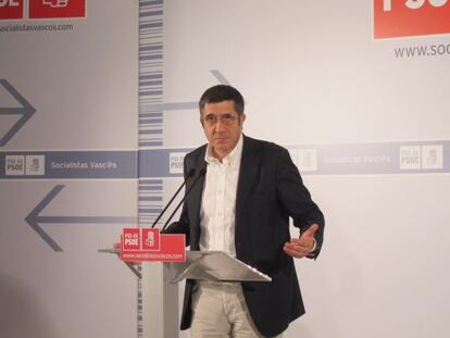 López, en un momento de su intervención