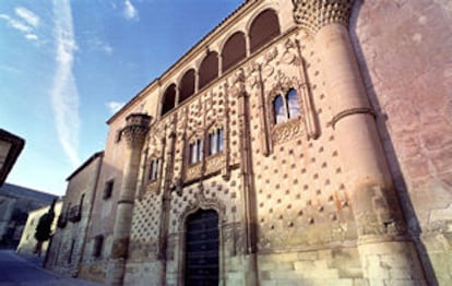 Fachada del palacio de Jabalquinto, en una fotografía tomada el pasado 15 de septiembre.