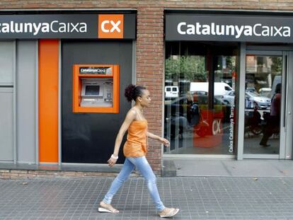 Sucursal de CatalunyaCaixa en Barcelona.