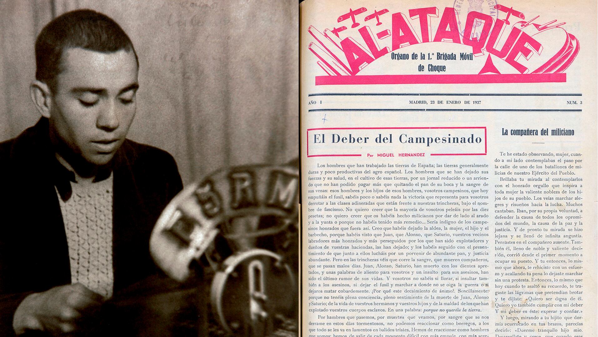 Una nueva herida: Miguel Hernández, escritos inéditos de guerra