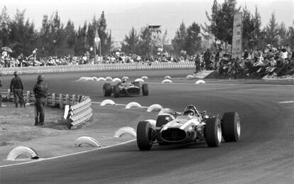 Pedro Rodríguez, no GP do México de 1967.