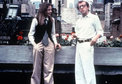Diane Keaton y Woody Allen, en una escena de la pel&iacute;cula &#039;Annie Hall&#039;.
