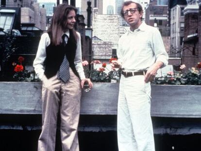 Diane Keaton y Woody Allen, en una escena de la pel&iacute;cula &#039;Annie Hall&#039;.