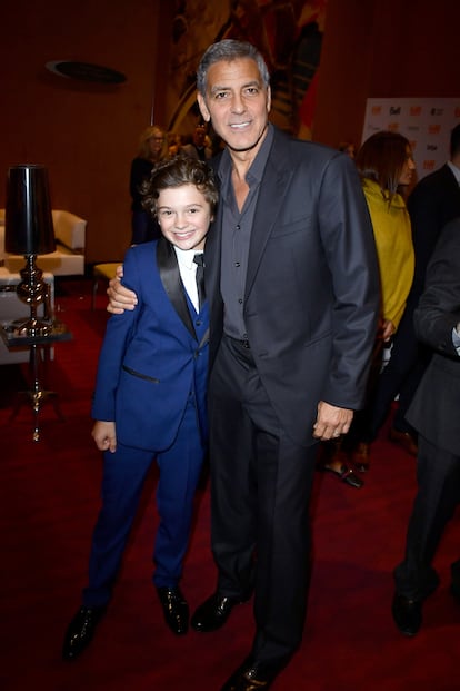 Noah Jupe George Clooney