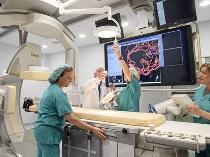 Unidad de radiología del Hospital de Basurto, Bilbao.