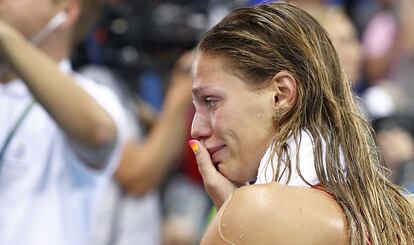 Yulia Efimova

A pesar de su medalla de plata en los 100 metros braza, la nadadora rusa se hundió tras recibir los abucheos del público debido a las sospechas de dopaje que recaen sobre ella.