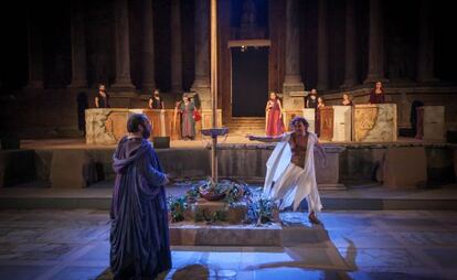 'Edipo Rey', de Teatro del Noctámbulo, es una de las producciones del Festival de Teatro de Mérida que se podrán ver en Madrid.