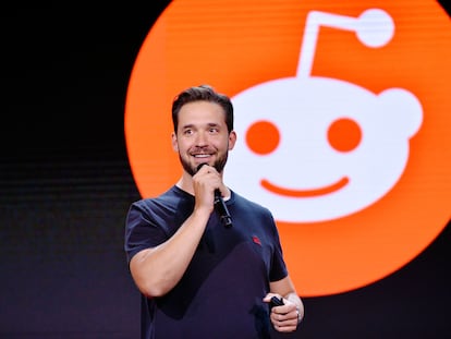 El cofundador de Reddit Alexis Ohanian, hoy fuera de la compañía, en un acto en 2017 en California.